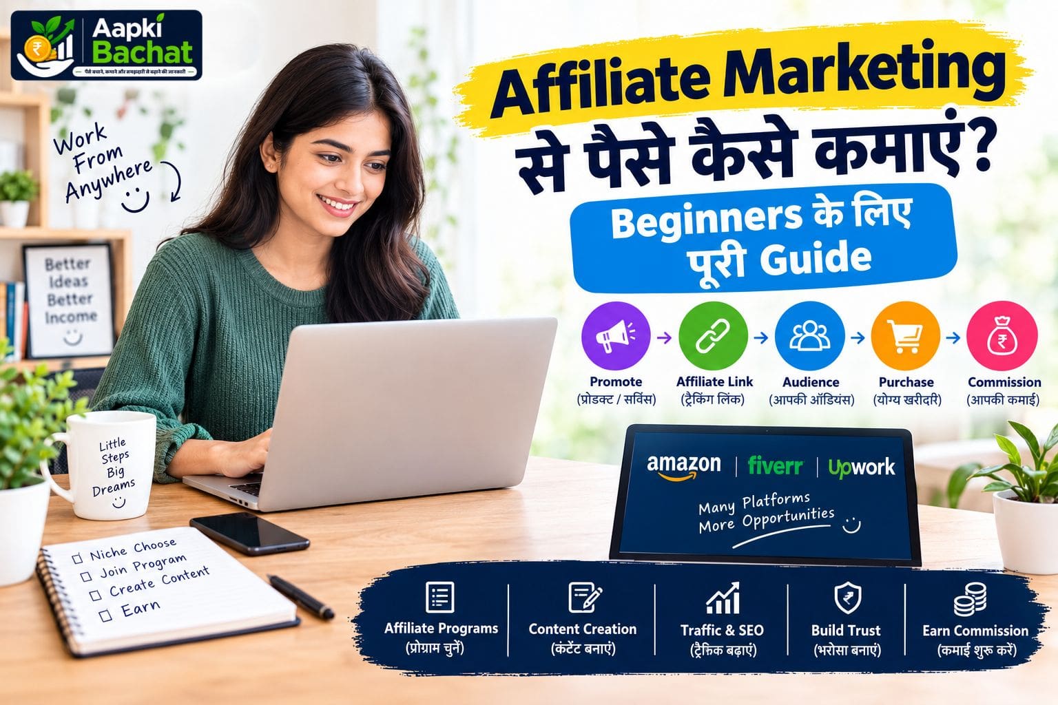 Affiliate Marketing से पैसे कैसे कमाएं? Beginners के लिए पूरी Guide