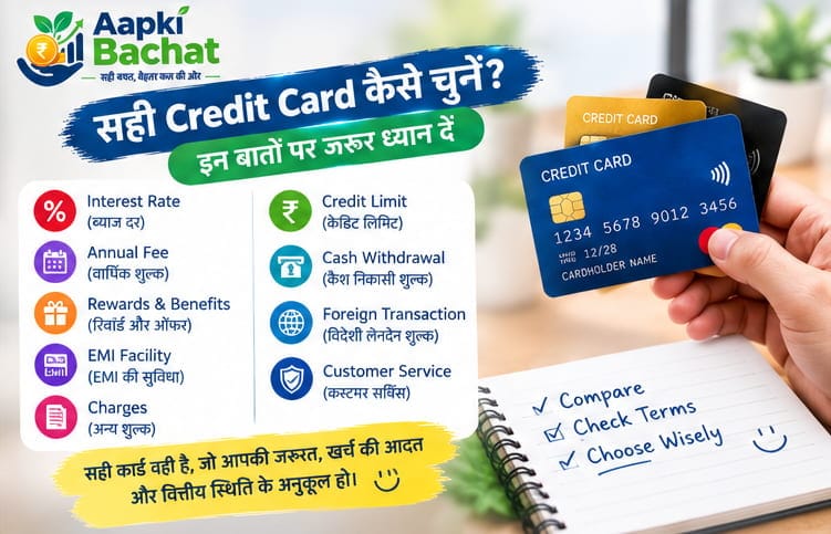Credit Card लेने से पहले किन बातों का ध्यान रखें?