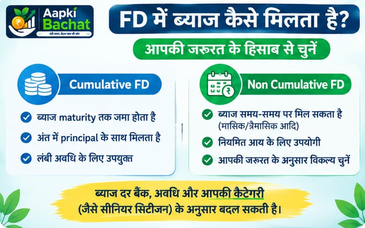 FD क्या है? Fixed Deposit कैसे काम करती है, फायदे और नुकसान 2 FD में ब्याज कैसे मिलता है?