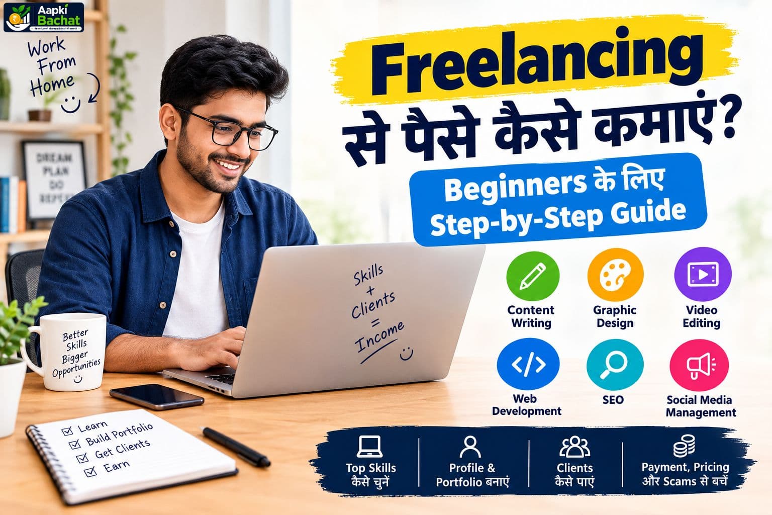 Freelancing से पैसे कैसे कमाएं और beginners के लिए freelancing guide