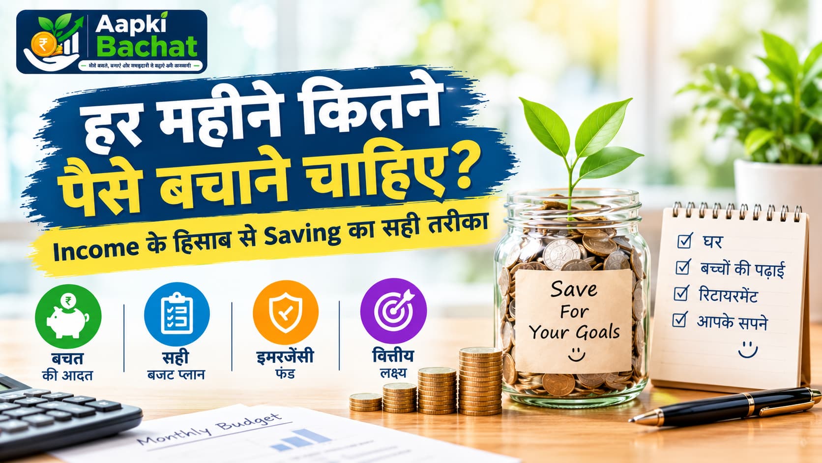 हर महीने कितने पैसे बचाने चाहिए और saving का सही तरीका