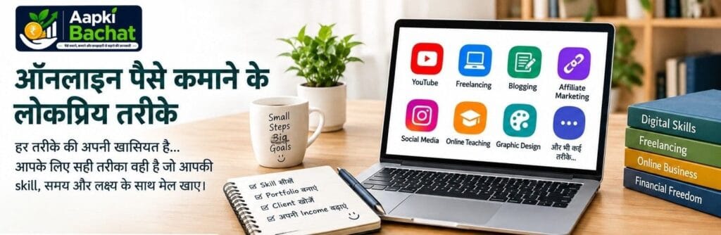 ऑनलाइन पैसे कमाने के लोकप्रिय तरीके