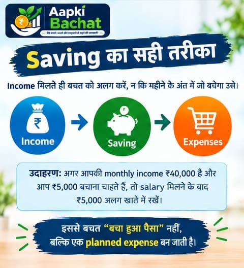 Income saving और expenses का सही budget तरीका