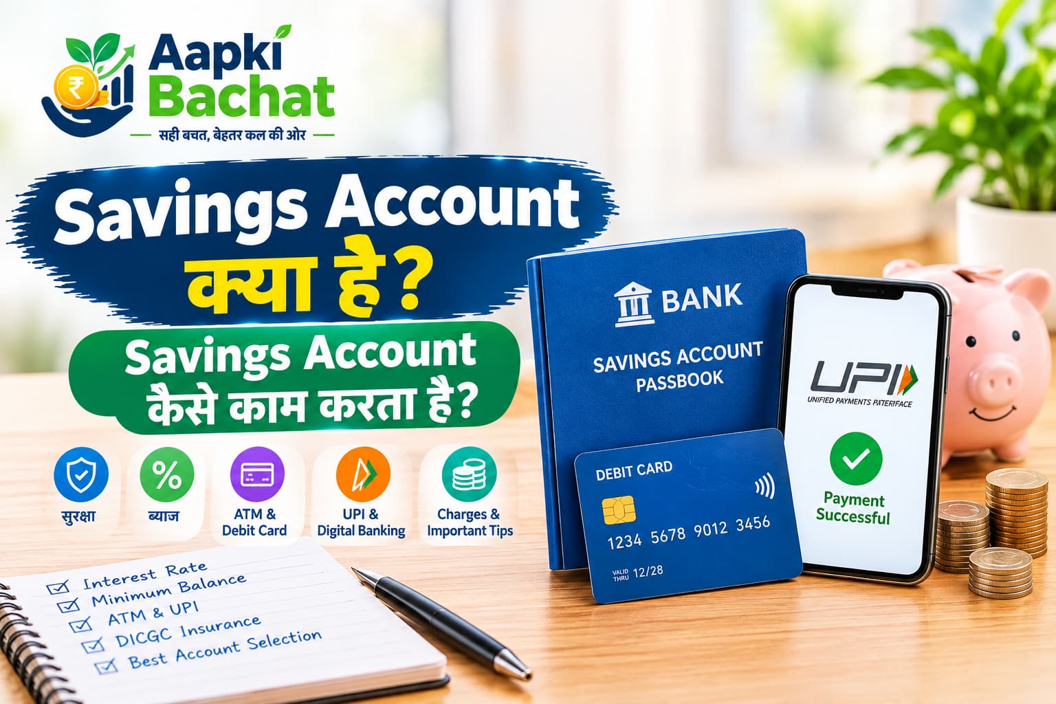 Savings Account क्या है और कैसे काम करता है?